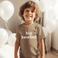 Sanixjoo Big Brother Shirt For Toddler Baby Boy Promoted To Big Brother Announcement T-Shirt Kids Summer Short Sleeve Tees(Brown