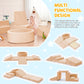 Elftopia Foam Climbing Blocks With Ball Pit & Stairs For Toddlers Aged 1-3 -Soft Playset For Indoor Crawling, Foam Playground Se