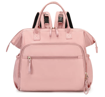 LORADI Large Diaper Bag Tote, 14 Pockets Stylish Baby Bag with Stroller Clips and 3 Insulated Pockets, Baby Shower Essentials(Pi