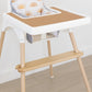 Yeah Baby Goods Adjustable Ikea High Chair Footrest (Brich) - Attachable Ikea Antilop Highchair Footrest For Safer Mealtimes