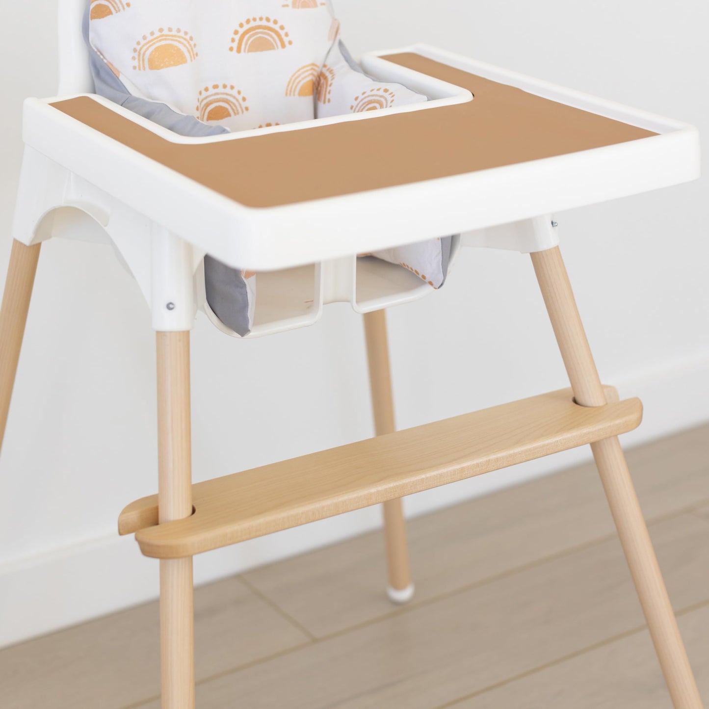 Yeah Baby Goods Adjustable Ikea High Chair Footrest (Brich) - Attachable Ikea Antilop Highchair Footrest For Safer Mealtimes