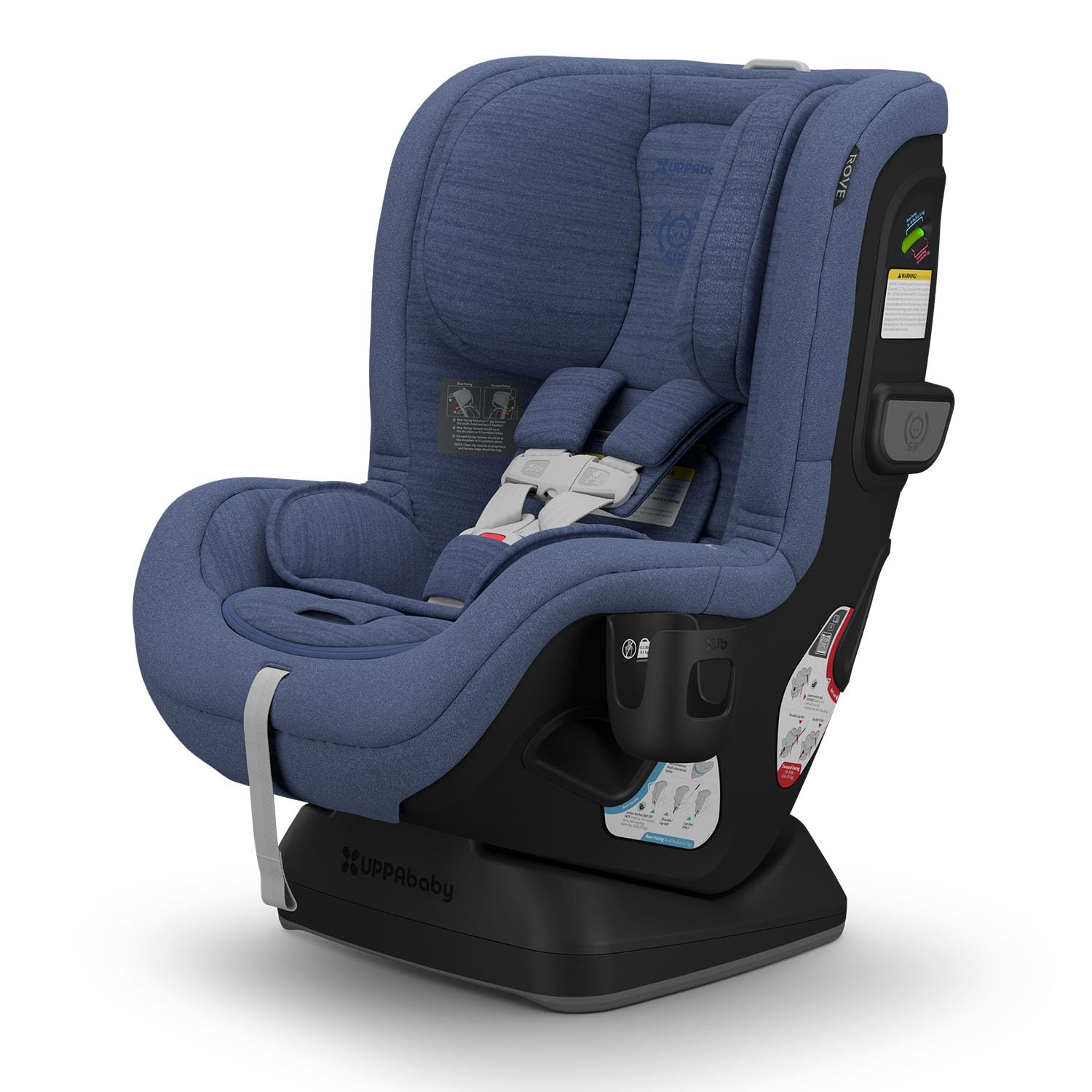 Uppababy Rove Convertible Car Seat - 2-In-1 Rear + Forward Facing - Quick + Secure 3-Step Install - Intuitive Safety Technology