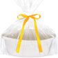 ABenkle Small Basket with Gift Bags and Ribbons, Empty Gift Baskets, Decorative Boho Rope Woven Nursery Storage Organizer Toy Ba