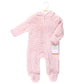 Hudson Baby Unisex Baby Fleece Sleep And Play, Lt Pink, 9-12 Months