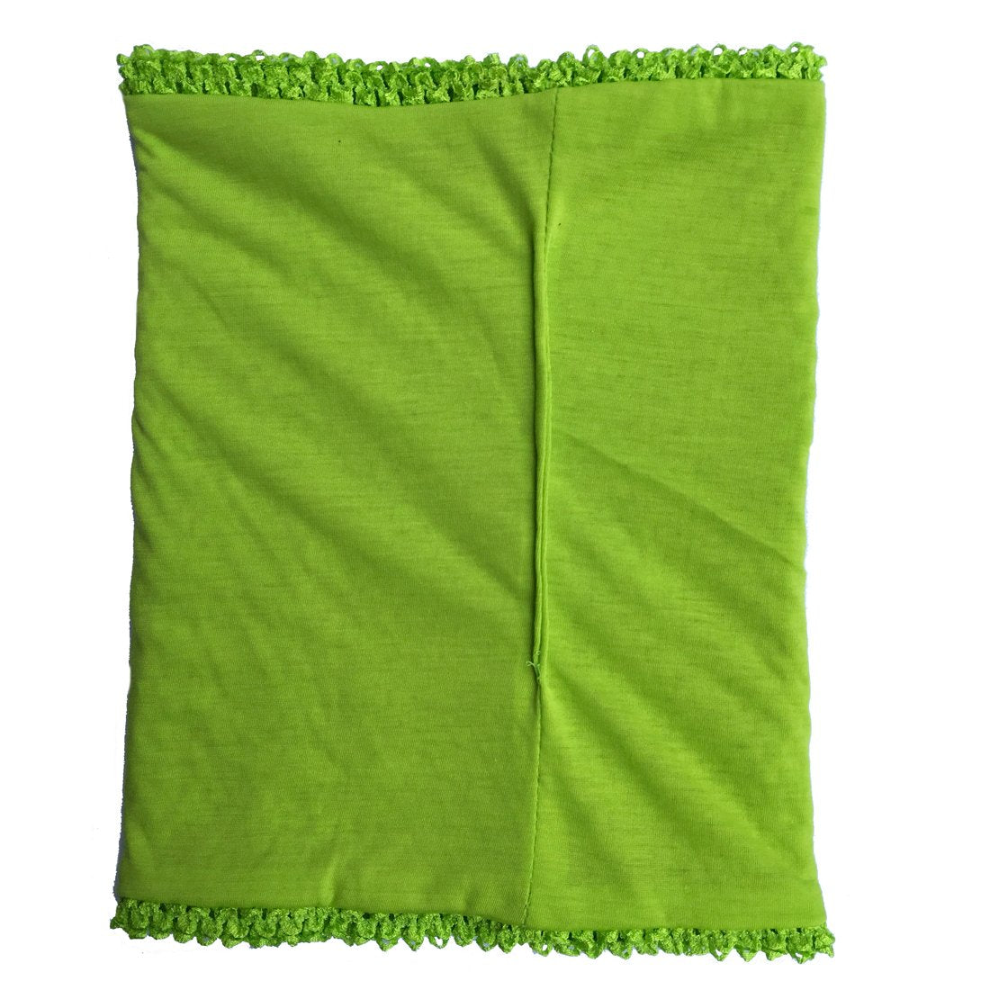 Kelly Green Crochet Tutu Top Lined 12 Inches X 10 Inches Elastic Crochet Tube Top