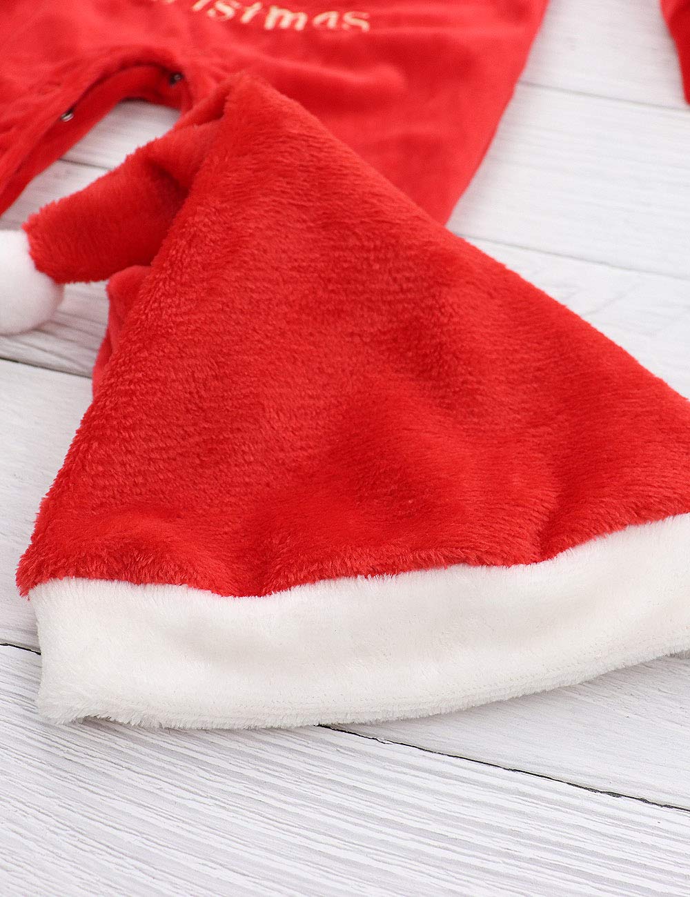 Von Kilizo Baby Christmas Outfit My First Christmas Baby Girl Boy Outfit 3-6 Months Newborn Boy Girl Christmas Outfit Footed Rom