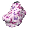 Cute Butterfly Baby Stuff Car Seat Covers Baby Multi-Use Car Seat Canopy Carrier Cover, Breathable Breastfeeding Cover Boys & Gi