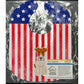 Carolines Treasures Patriotic USA Baby Bib, Wire Fox Terrier, Large