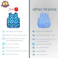 Joyo Roy Mess Proof Baby Bibs For Eating Waterproof Toddler Bibs 1-3 Years Soft Machine Washable Sleeveless Baby Smock Bib For B