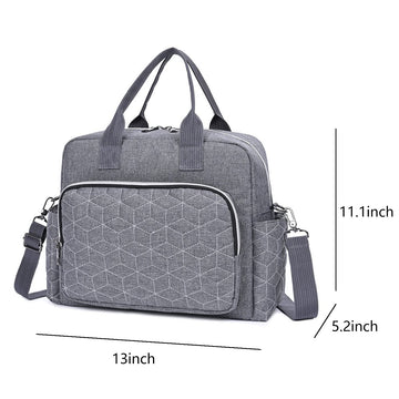 Diaper Bag Tote Baby Changing Bag Baby Bags For Mom Multifunction Travel Diaper Bag For Women(Grey2)