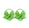 Lddcx Hair Ties [500 Pcs] - Baby Girls' Hair Accessories With Bows For Toddler Ponytail Holders, Small Hair Ties. Light Green