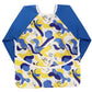 Hi Sprout Infant Toddler Baby Waterproof Sleeved Bib, Bib with Sleeves&Pocket, 6-24 Months (popcorn)
