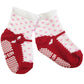 Allydrew Mary Jane Polka Dots Non-Skid Baby Socks 1T-3T, Set Of 4