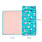 Beeweed Toddler Nap Mat, Rollup Design Kid Sleeping Mat With Removable Pillow & Minky Blanket, Toddler Sleeping Bag For Daycare
