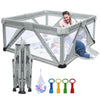 Baby Playpen Foldable, Heyo.Ja Large Play Yard, Playpen for Babies and Toddlers, Play Pens for Babies and Toddlers with Gate, In