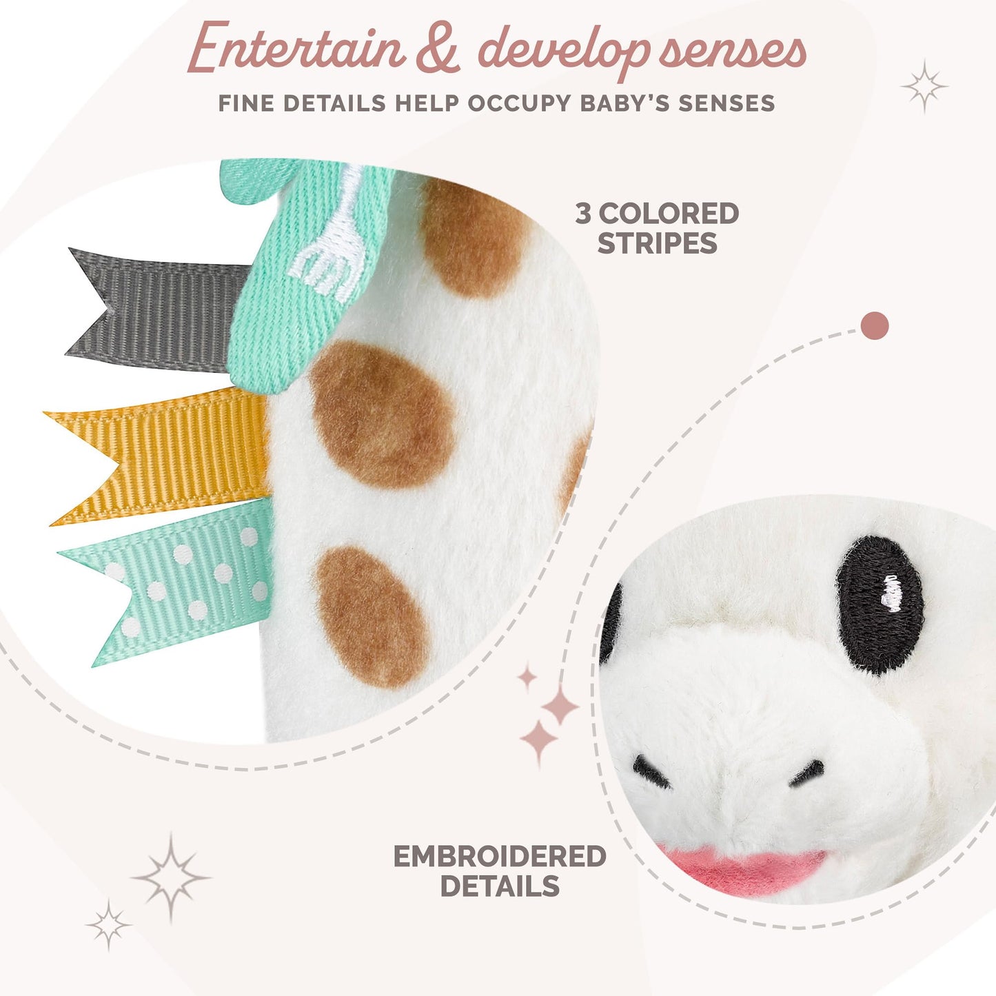 Sophie la girafe | Sweetie Pouet Rattle | Soft, Fun & Easy to Grasp | Awaken All 5 Senses
