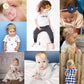 Jiahang Baby Girls Hair Bow Headbands Nylon Flower Hairband Blossoms Hair Accessories 10Pcs For Newborn Infant Toddlers