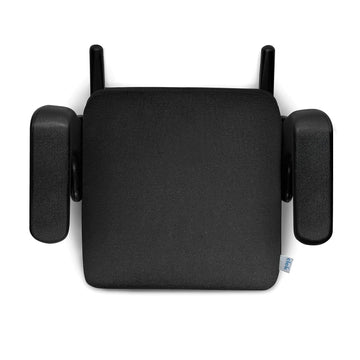 Clek Ozzi Backless Booster Car Seat with Rigid Latch, Carbon (Jersey Fabric)