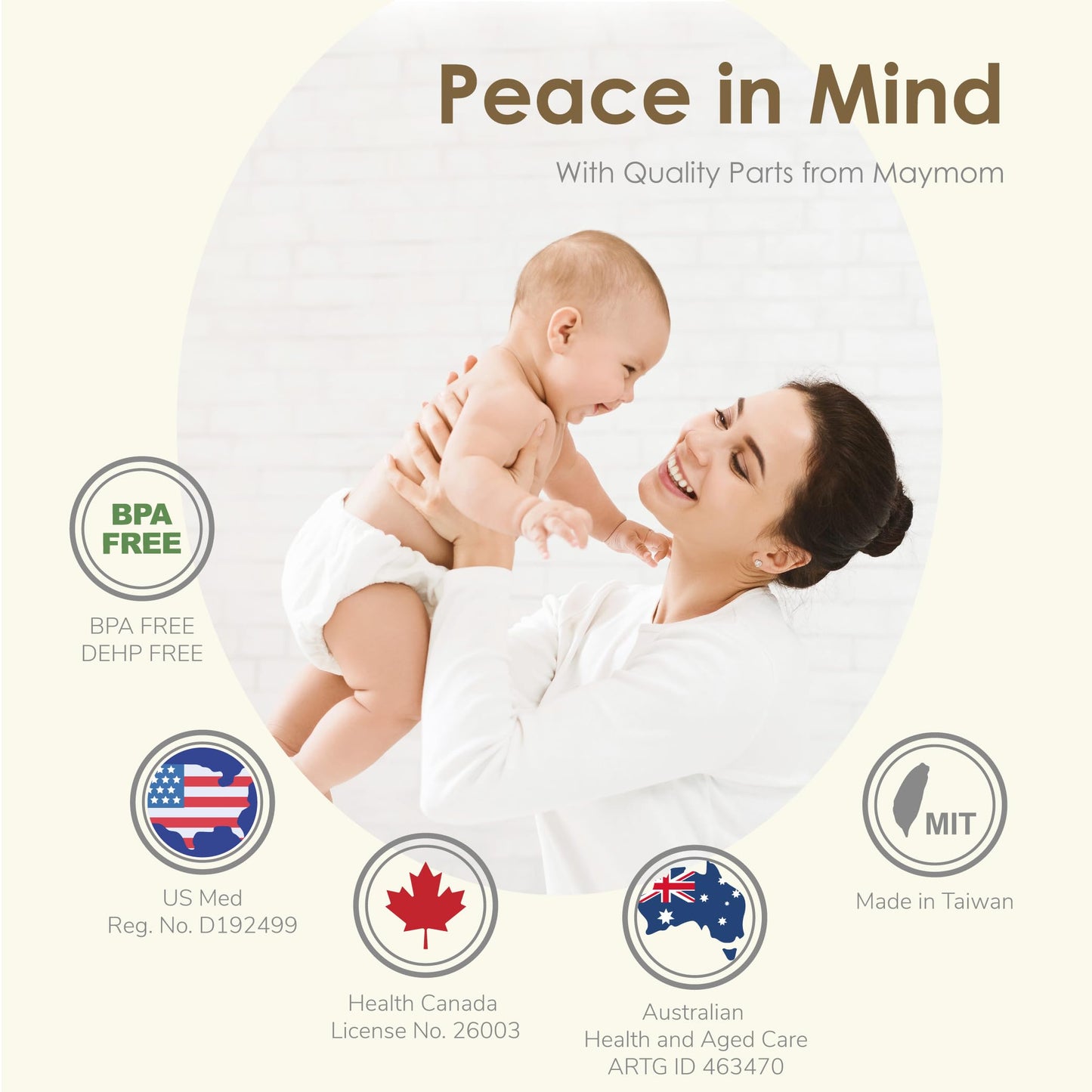 Maymom 21Mm Flange Blue Insert Compatible With Elvie Single/Double Electric, Elvie Stride Cup (24Mm), Compatible With Medela Per