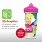 Playtex Sipsters Stage 3 Peppa Pig Spill-Proof, Leak-Proof, Break-Proof Insulated Toddler Spout Cups For Girls - 9 Ounce - 2 Cou