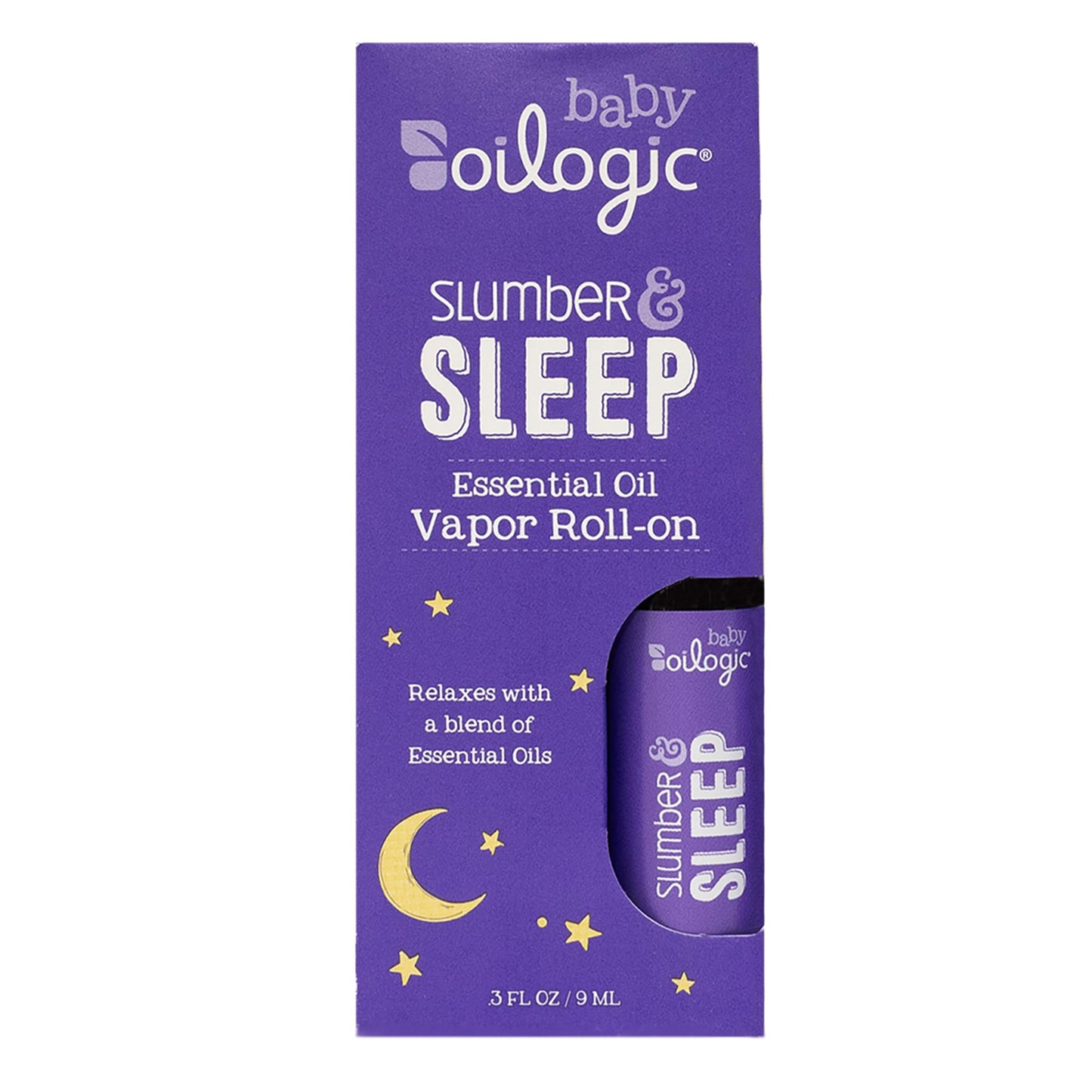 Oilogic Slumber & Sleep Roll-On Essential Oil for Babies & Toddlers - Gentle Aromatherapy Essential Oils, Mess-Free Comfort & We