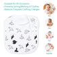 Benoxine Baby Bandana Drool Bibs Soft and Absorbent 100% Organic Cotton Bandana Bibs Set for Boys Girls Newborn Unisex Plain Col