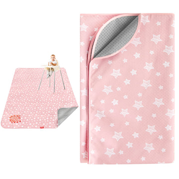 Extra Large Baby Splat Mat 54''X 72'', Anti Slip Waterproof High Chair Mat Baby Feeding Table Cloth Floor Mat Cover, Baby Art Pl