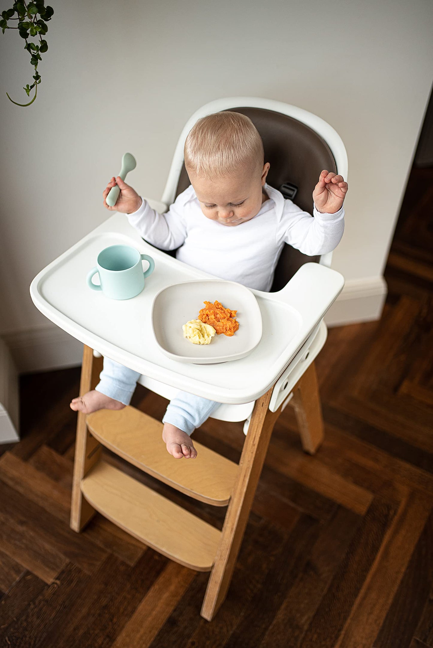 2 Pack Silicone Feeding Suction Plates For Babies And Toddlers, Bpa Free, Dishwasher, Microwave And Freezer Safe