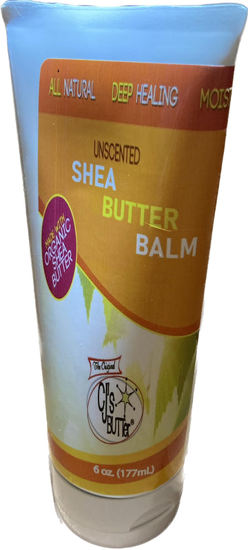 The Original Cj'S Butter All Natural Shea Butter Balm - Unscented, 6 Oz. Tube