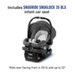 Graco Modes 3 Lite Platinum Travel System With Adjustable Reversible Seat, One Hand Fold, Lightweight Frame, And Snugride Snuglo