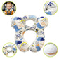 Deezomo Baby Travel Pillow,Soft And Skin Friendly Kids Cushion For Car Seat - Newborn Pillow For Pushchair,Car Seat,Travel (Blue