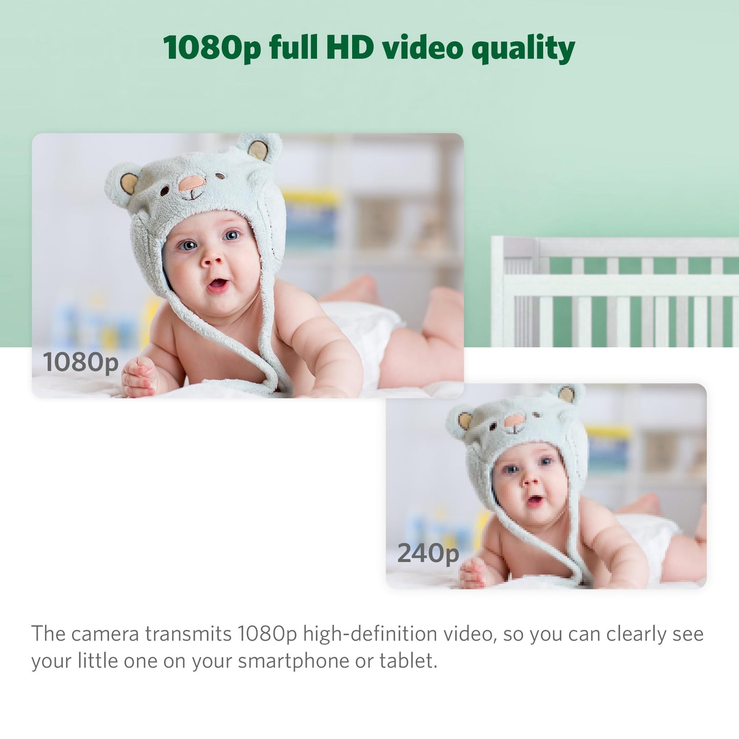 Leapfrog Scout Lf2911 Baby Monitor Camera, Wifi Remote Access, 1080P Hd 360  Pan & Tilt Smart Camera, 2-Way Audio Talk, Night Li