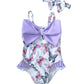 Baby Girl Swimsuit Infant 6-12 Month Bathing Suits Newborn Girls Summer Beach Swimwear Butterfly Toddler One Piece Swim Suit