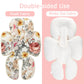 Hnhuaming Floral Baby Car Seat Head And Body Support,2-In-1 Reversible Carseat Insert,Soft Cushion For Stroller, Swing, Bouncer,