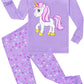 Pajamas For Girls Long Sleeve Pjs 100% Cotton Sleepwear Unicorn Pajama Toddler Clothes Kids 2 Pieces Pjs Sets Size 5T