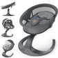 Obee Odee Baby Swing - 5 Speeds, 12 Lullabies, Portable with 360 Rotating Seat, Adapter & Battery Operated, Indoor & Outdoor (Gr