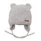 Bavst Baby Beanie Hat For Winter With Earfalp Cute Bear Kids Toddler Girls Boys Warm Knit Cap 0-2Years(Grey, M)