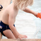 Hybrid Cloth Diaper - Reusable Training Pants, Swim Diaper, Special Needs Briefs, Fits From Baby Up To 10 Years (Size 2, Retro G