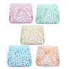 Superminis Baby Cotton Nappies  Heart Printed, Reusable, Cushioned Nappy for Newborns and Infants (06 Months)