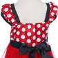 Ibtom Castle Baby Girls' Polka Dots Christmas Birthday Princess Leotard Party Cosplay Pageant Fancy Costume Tutu Dress Up Bows E