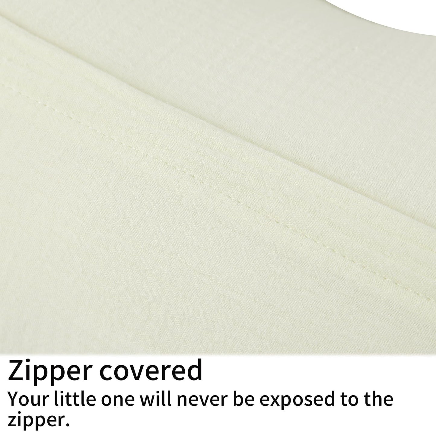Muslin Nursing Pillow Cover Soft 100% Cotton Feeding Pillow Slipcover Fits Standard Infant Nursing Pillow Or Positioner For Baby