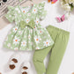 18 Month Girl Clothes Baby Girl Clothes Toddler Girl Outfits Fall Cute Ruffle Stripe Pants Set Infant Winter Clothes For Little