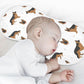 Yyzzh German Shepherd Dog Muslin Burp Cloths For Baby 2 Pack Soft 100% Cotton Baby Washcloths Bibs For Boy Girl