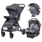 Baby Trend Passport Cargo Stroller Travel System with EZ-Lift Plus Infant Car Seat, Grey Bamboo