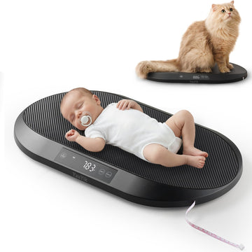 YauYik Baby Scale, Pet Scale for Weighing, 0.1Pecision Accurate Digital Scale for Baby, Cat, Puppy and Small Animals, 59-inch He