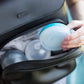 Boon Nursh Baby Bottle Storage Buns - Baby Bottle Holder for Nursh Baby Bottles - Travel Baby Bottle Holder - Blue and White - 3