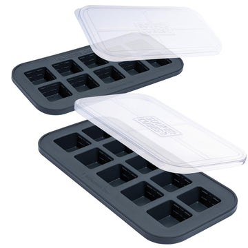 Souper Cubes 2 Tbsp. Silicone Freezer Molds - Perfect for Storing Garlic, Herbs, Ginger, Pesto, Tomato Paste, Lemon Juice, Puree
