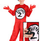 Elope Dr. Seuss Thing 1 And 2 Kids Costume, S 4-6