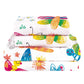 Sapphire Home 8 Piece Butterfly Full Bedding Set, Bed In A Bag, Kids Butterfly Comforter Set With Butterfly Sheets, Pillow Case,
