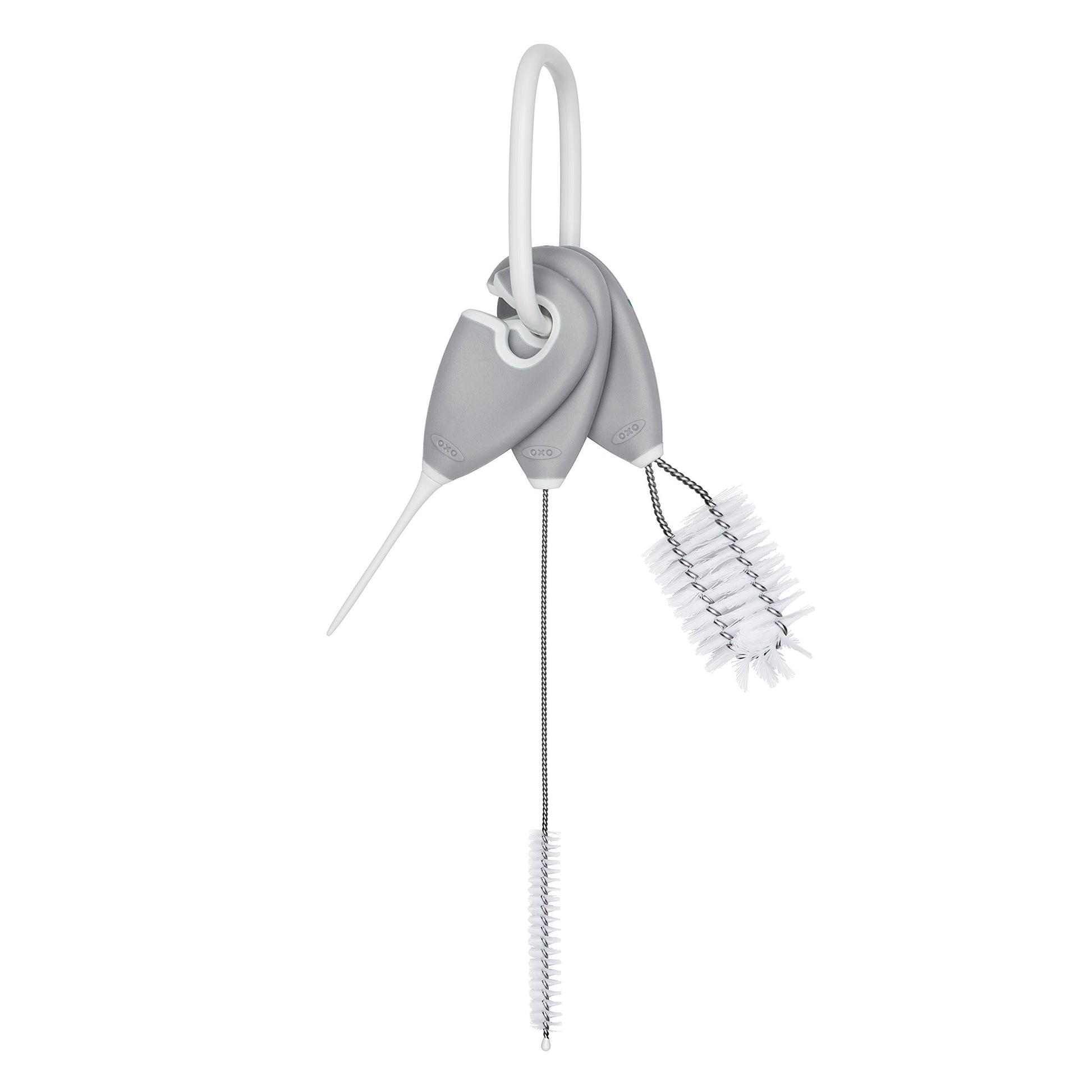 Oxo Tot Cleaning Set For Straw & Sippy Cup, Gray